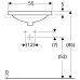 Умывальник овальный встраиваемый в столешницу Geberit VariForm 500.717.01.2