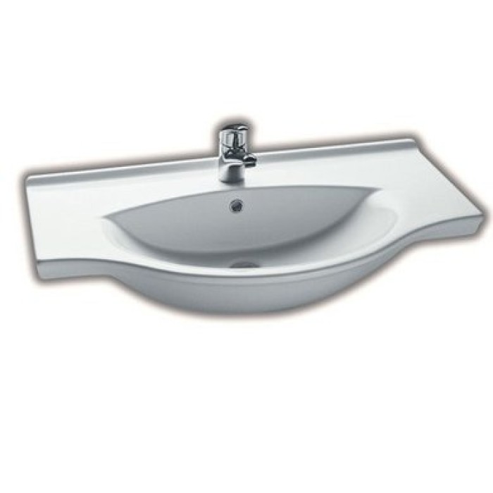 Керамическая раковина 86 см Hatria Sophie, белый (Y0AN01)