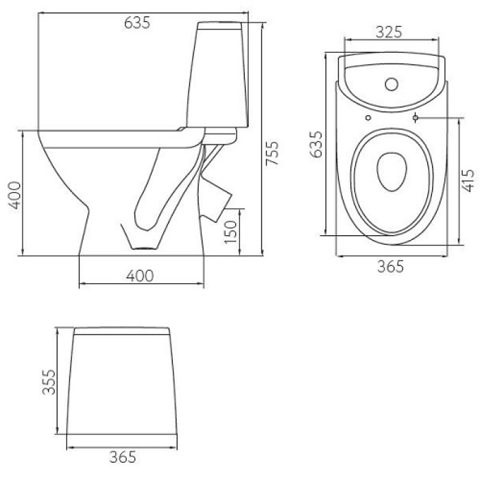 Унитаз Kolo Runa (L89207000) с сиденьем Soft Close