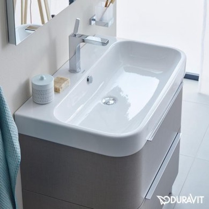 Плитка керамогранит Керамическая раковина 80 см Duravit Happy D.2 2318800000 для пола