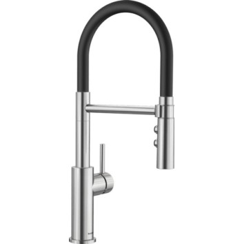 Смеситель кухонный Blanco  CATRIS-S Flexo UltraResist нерж сталь 525792