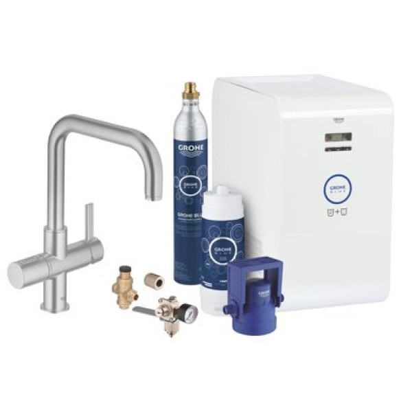 Смеситель со стартовым комплектом GROHE Blue Professional 31324DC1
