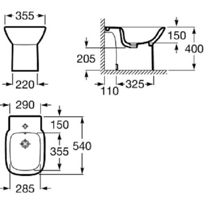 Биде Roca Debba A355994000 Биде Roca Debba A355994000