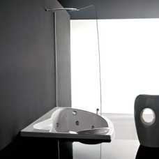 Gruppo Treesse Syria Box Ванна угловая в современном стиле 153x103xh212 см