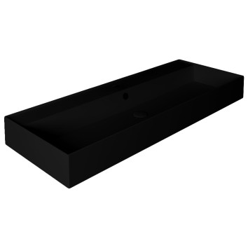Раковина подвесная Simas Agile Nero Matt 121x46 см (AG121NERO)