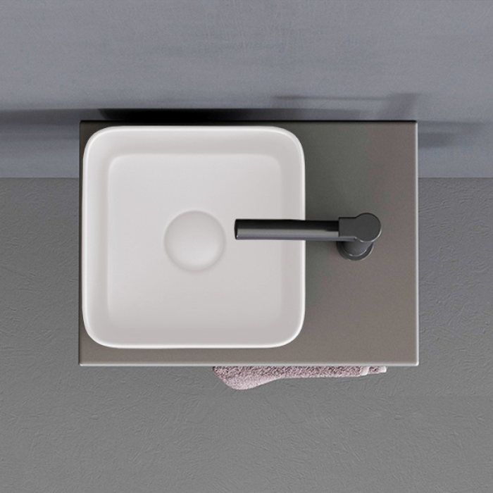 Раковина накладная 25 см Cielo Shui Comfort Minimo