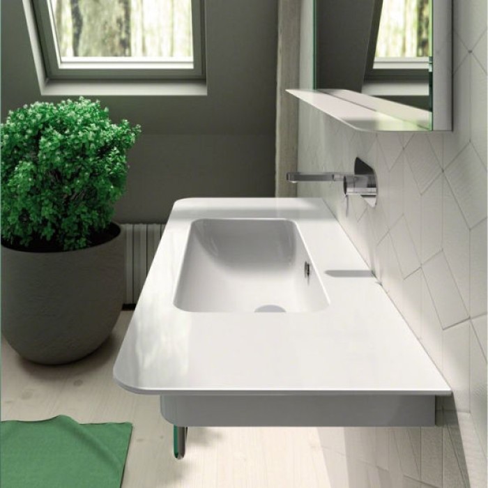 Керамическая раковина 120 см Catalano Green