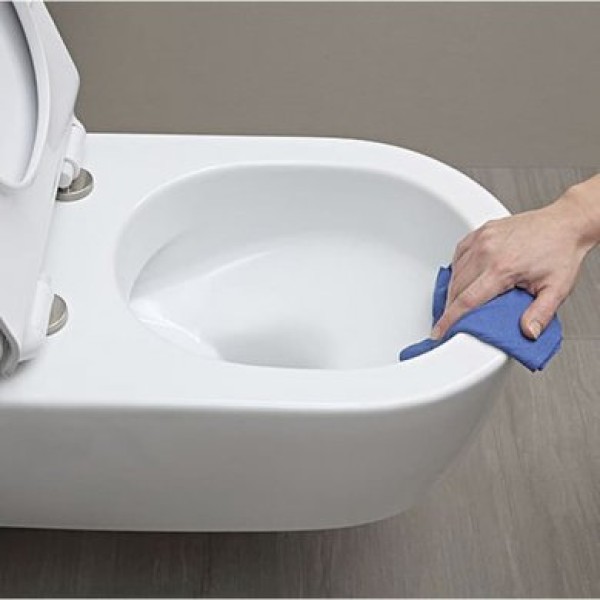 Унитаз подвесной безободковый укороченный Flaminia MINIAPP goclean AP119G