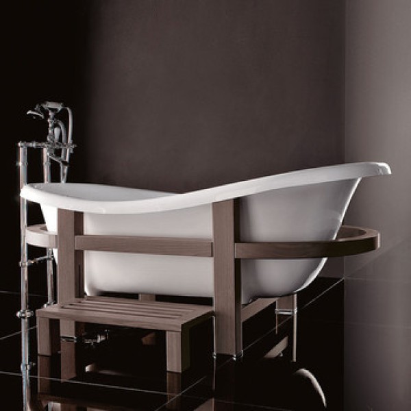 Gruppo Treesse Epoca One Top Ванна в классическом стиле 170x80xh73 см, цвет белый, венге
