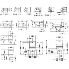Плитка керамогранит Унитаз Duravit Starck 3 2141090000 для пола
