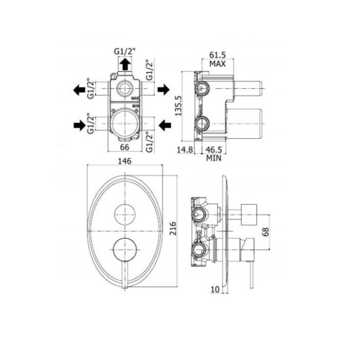 Смеситель Paffoni Berry (BR019CR) Смеситель Paffoni Berry (BR019CR)