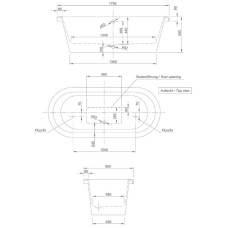Ванна акриловая Knief Loft 180x80 см (0100-067)