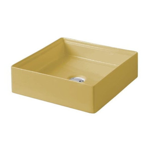 Керамическая раковина 38 см Artceram Scalino, zync yellow (SCL001 12;00)