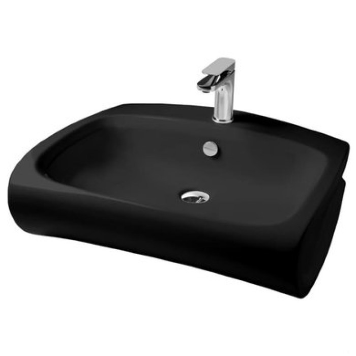 Керамическая раковина 65 см Artceram Hi-Line, black glossy (HIL004 03;00)