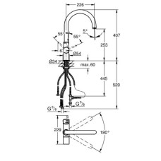 Смеситель для раковины GROHE Blue 33251000