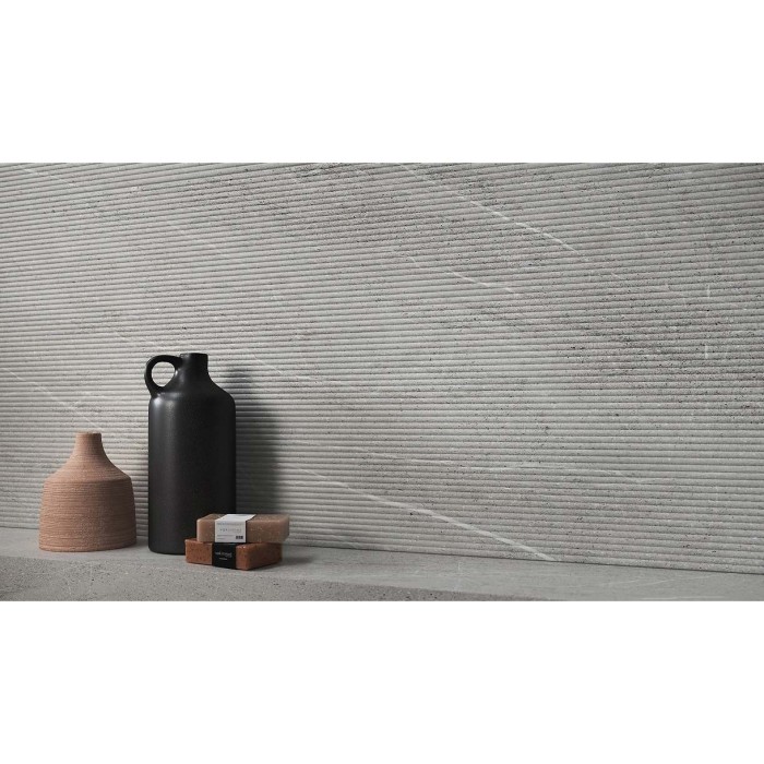 Плитка OPOCZNO PL+ NOISY GREY STRUCTURE MATT 12×1198×398