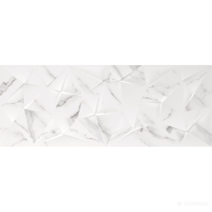 Плитка Azulev Calacatta KITE WHITE MATT SLIMRECT 6×650×250 под мрамор