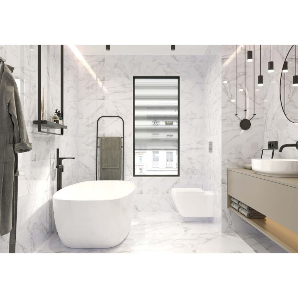 Плитка GOLDEN TILE MARMO BIANCO белый G70051 под мрамор