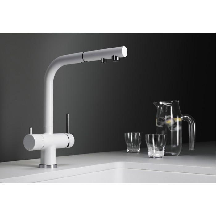 Смеситель кухонный Blanco FONTAS-S II белый 525204