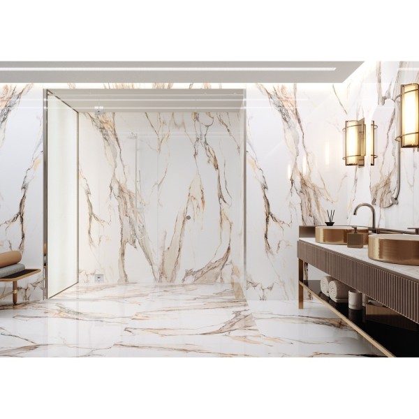 Плитка для пола  Керамогранит CERRAD GRES CALACATTA GOLD POLER 6×1197×2797