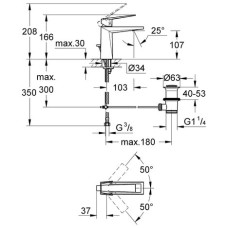 Смеситель для раковины Grohe Allure Brilliant M-Size 23029000