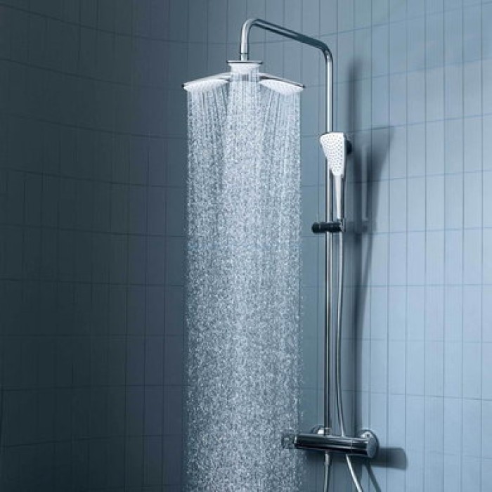 Плитка керамогранит Душевая система Kludi Dual Shower System (670960500) для пола Плитка керамогранит Душевая система Kludi Dual Shower System (670960500) для пола