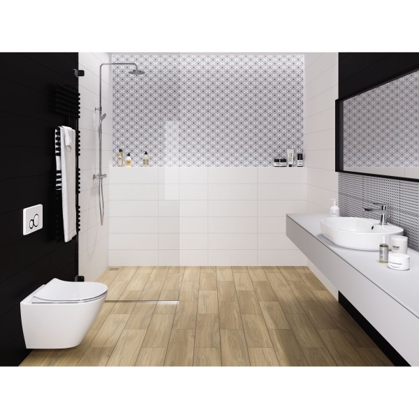 Плитка Cersanit BLACK&WHITE PATTERN D 9×600×200