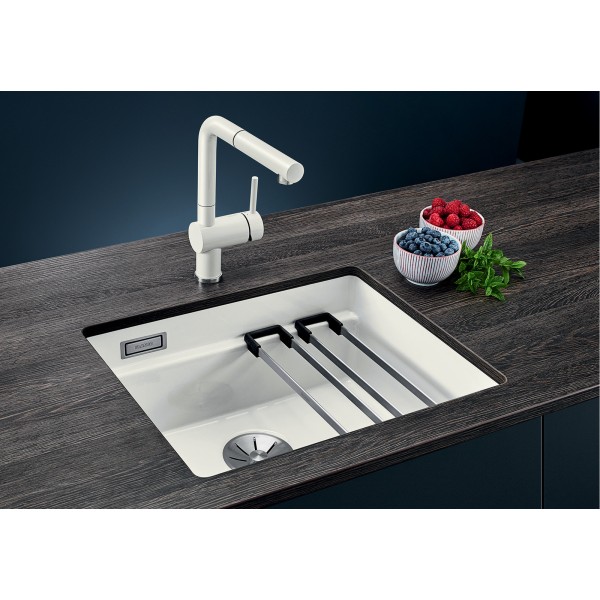 Мойка для кухни Blanco Etagon 500-U Ceramic PuraPlus белый  525149