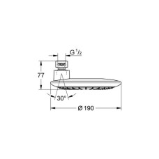 Верхний душ Grohe Rainshower Icon 27437000
