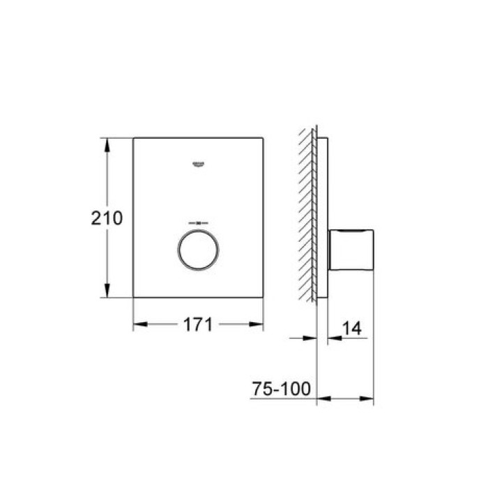 Смеситель Grohe Grohtherm F 27619000