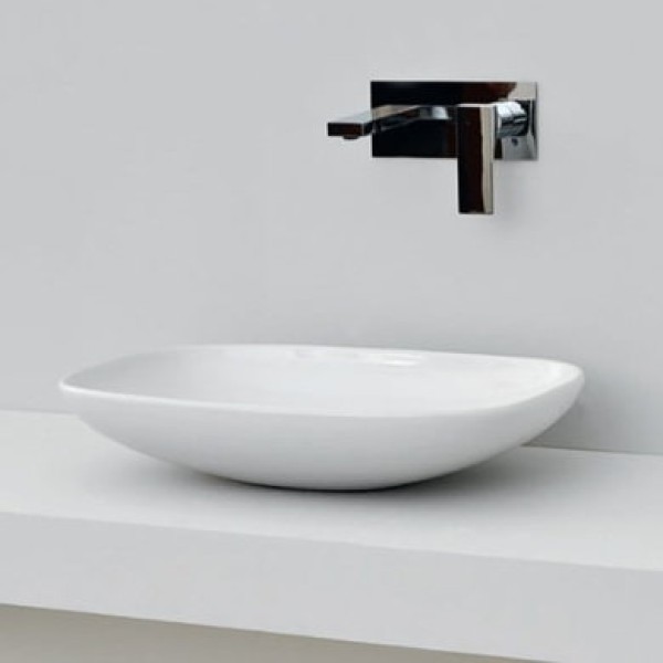 Керамическая раковина 55 см Artceram La Fontana, white glossy (LFL006 01;00)