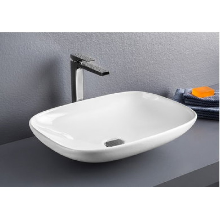 Керамическая раковина 55 см Artceram La Fontana, white glossy (LFL006 01;00)