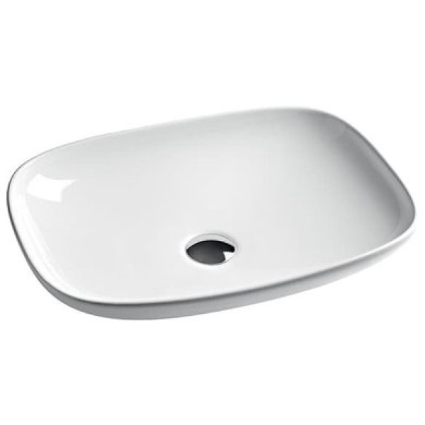 Керамическая раковина 55 см Artceram La Fontana, white glossy (LFL006 01;00)