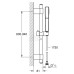 Grohe Grandera Stick Душевой гарнитур с 1 режимом струи (26038IG0)