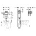 Скрытый смывной бачок GEBERIT Omega 109.050.00.1