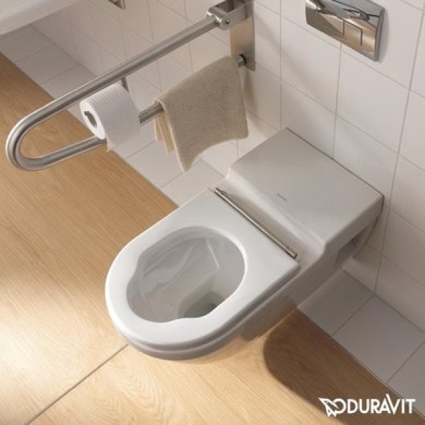 Плитка керамогранит Подвесной унитаз Vital Duravit Starck 3 2203090000 для пола