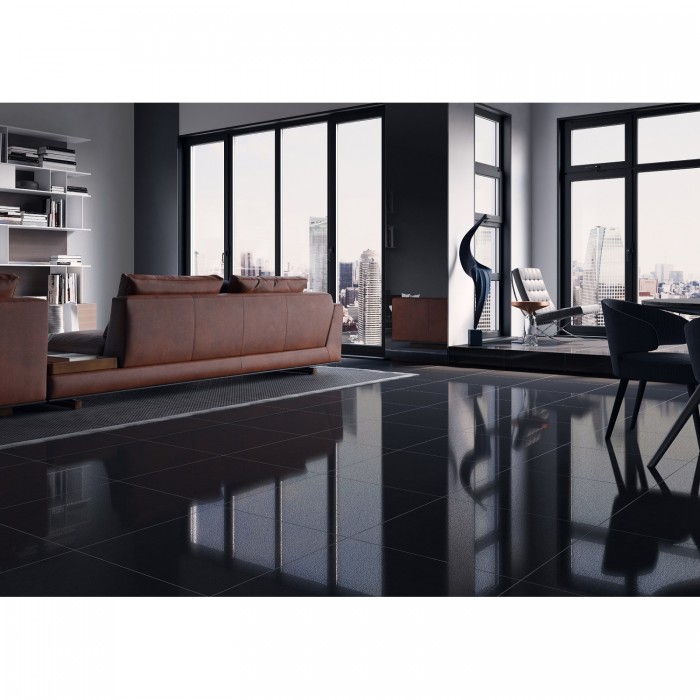 Керамогранит CERRAD PODLOGA CAMBIA BLACK LAPP RECT 8×597×597