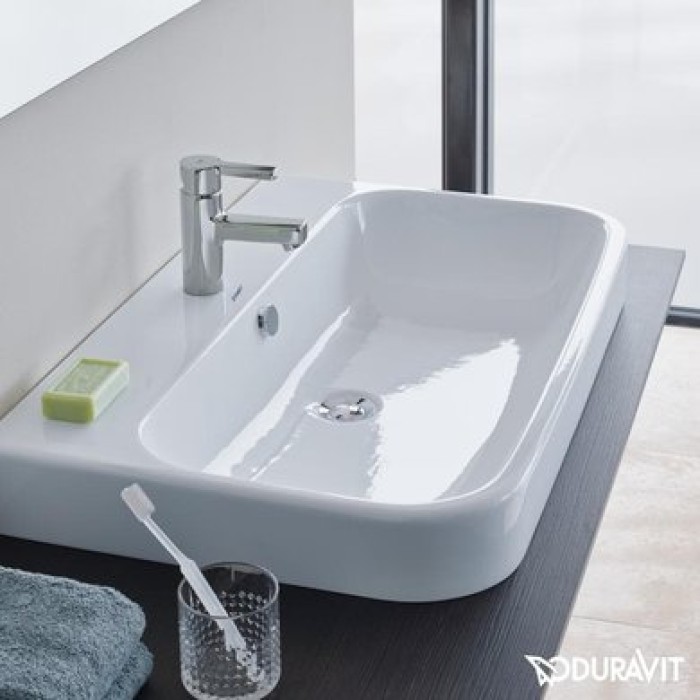 Плитка керамогранит Керамическая раковина 65 см Duravit Happy D.2 2318650027 для пола