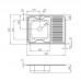 Кухонная мойка Imperial 6080-L Polish (IMP6080L06POL)