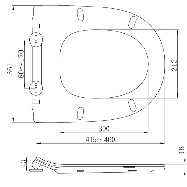Крышка DEVIT FRESH 3113121 супер-тонкая, quick-fix, soft-close для унитаза 3110121/3120121