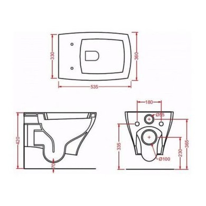 Подвесной унитаз Artceram Jazz (JZV001 01;06) white glossy/lettering oro