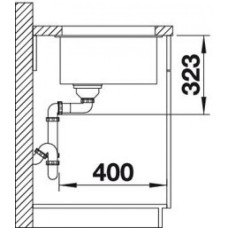 Мойка для кухни Blanco Subline 700-U Level черный  526004
