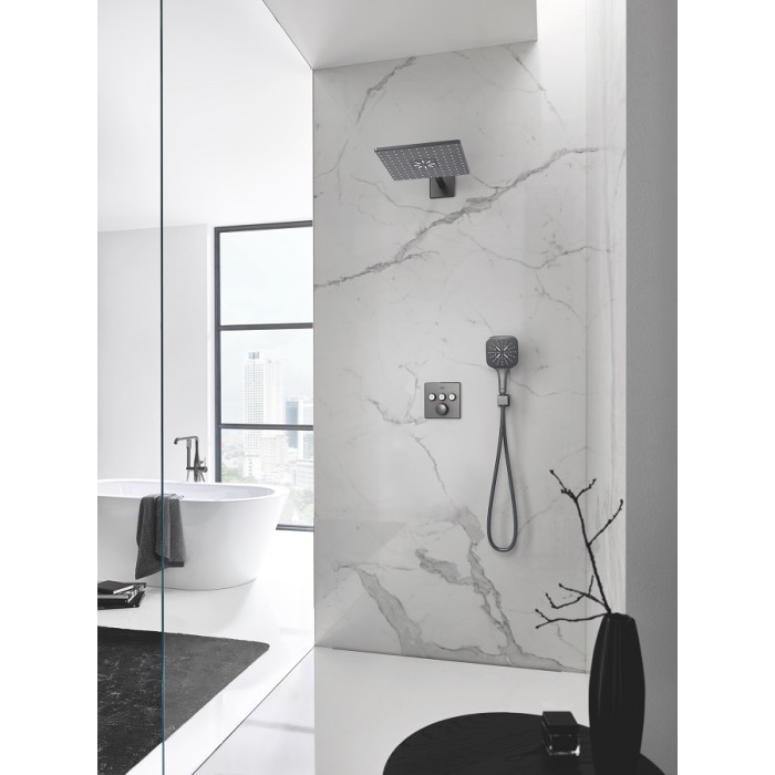 Плитка керамогранит Grohe Rainshower Smartactive Cube 130 Ручной душ 26582AL0 для пола