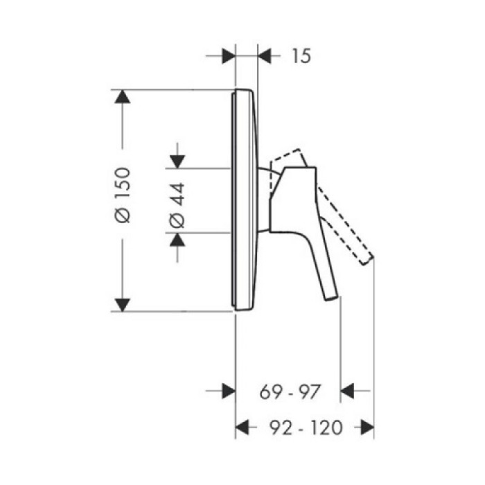 Смеситель для душа Hansgrohe Talis S 72605000