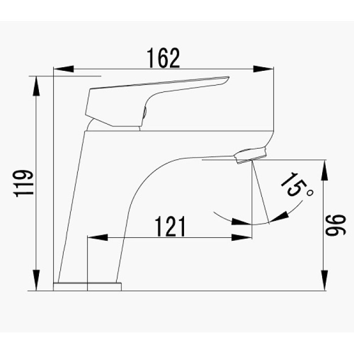 Смеситель для раковины Imprese Kucera 05105