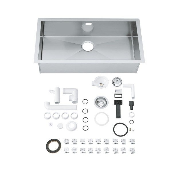 Мойдка для кухни Grohe 864x464 мм, 1 чаша, матовая, в уровень со столешницей (31580SD0)