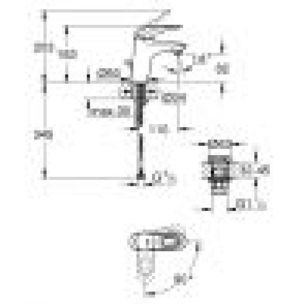 Grohe Eurostyle Смеситель однорычажный для раковины S-Size + нажимной донный клапан (23930003)