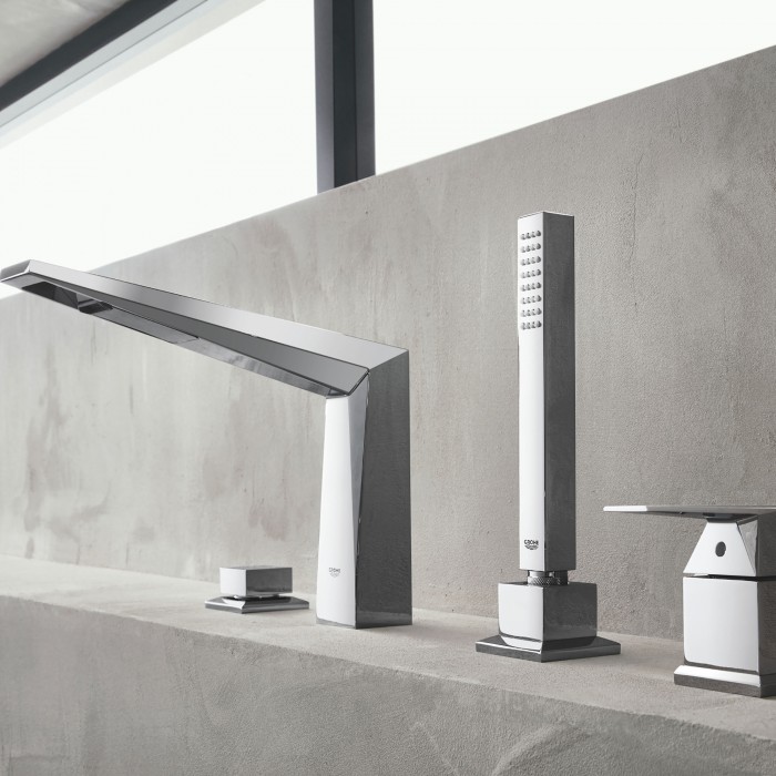 Grohe Allure Brilliant Смеситель для ванны однорычажный на 4 отверстия (19787001)
