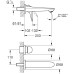 Grohe Eurostyle Смеситель для раковины на два отверстия M-Size (29097003)