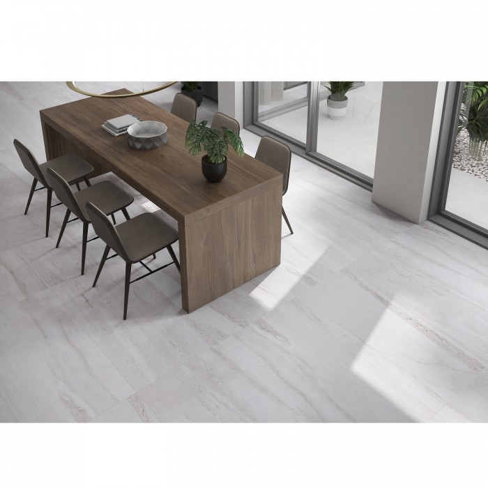 Керамогранит ARGENTA ODINE WHITE 10×1200×600 под камень
